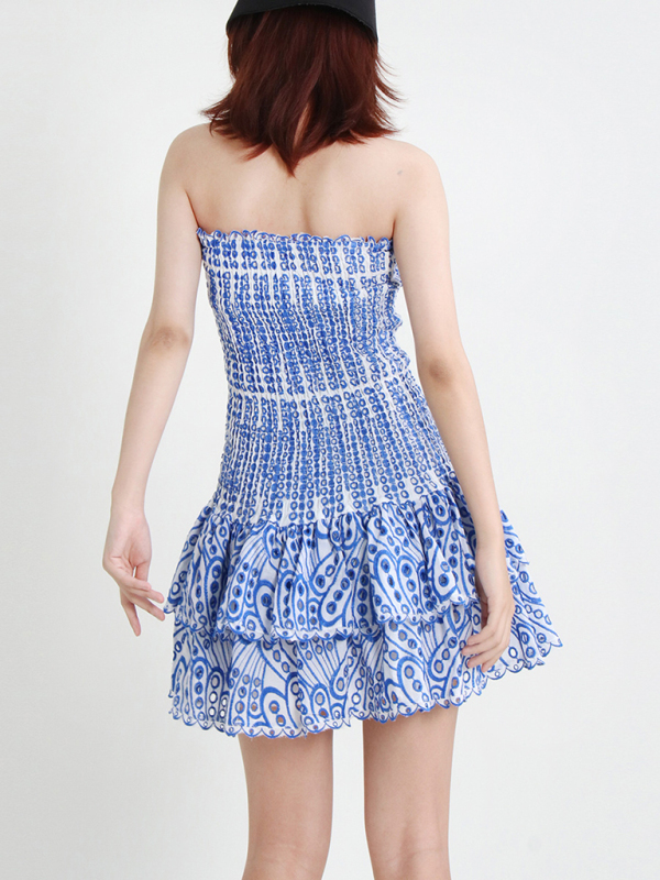 Strapless Heat — The Ruffle Hem Mini - Image 7