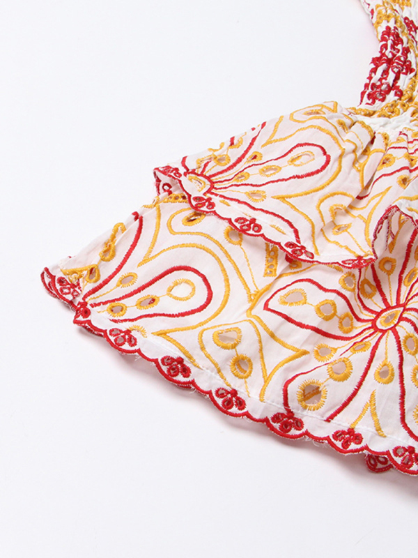 tube top ruffle dress - Image 4