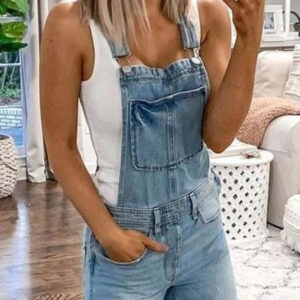 Women's Denim Overall denim shorts