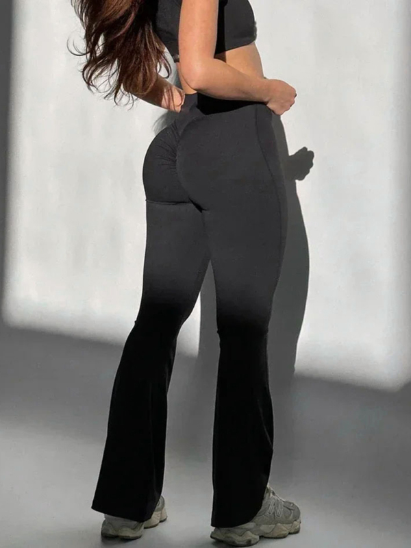 yoga high waist leggings and flared pants - Image 6