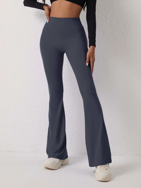 yoga high waist leggings and flared pants - Image 7