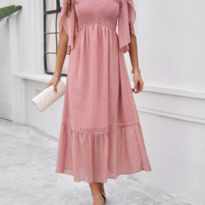 Women's elegant  V-neck dress