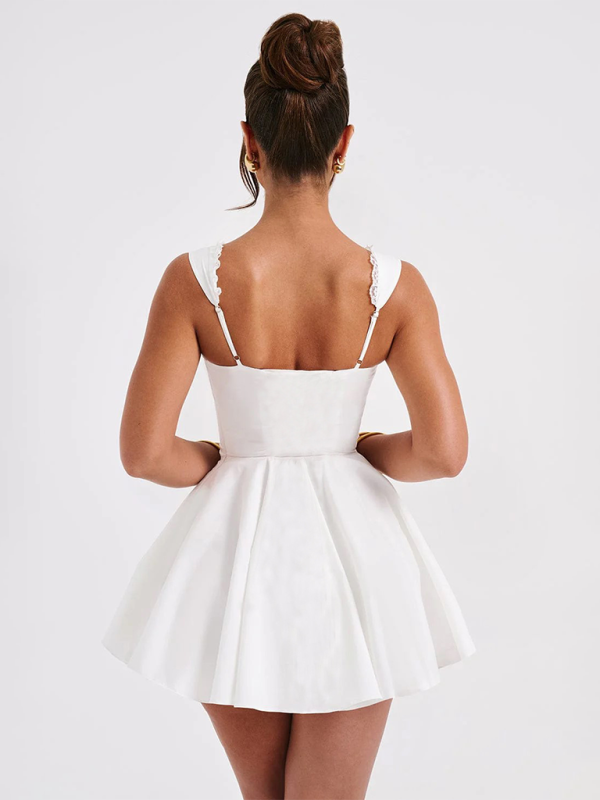 New Backless Sling Lace Dress - Image 9