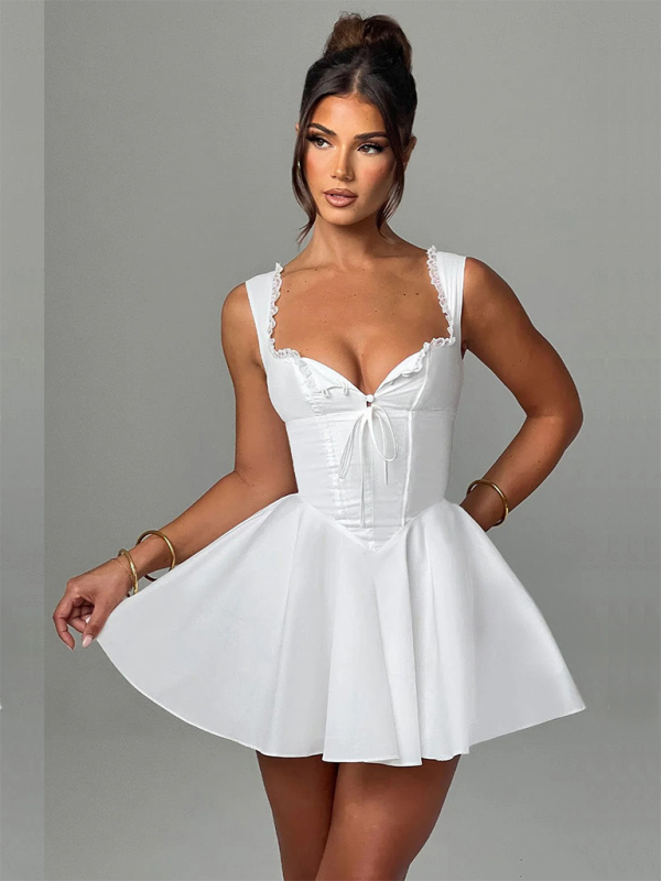 New Backless Sling Lace Dress - Image 2