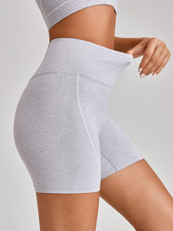 Skinny outdoor sports spaghetti strap contrast color suspender bra + shorts Yoga suit - Image 11