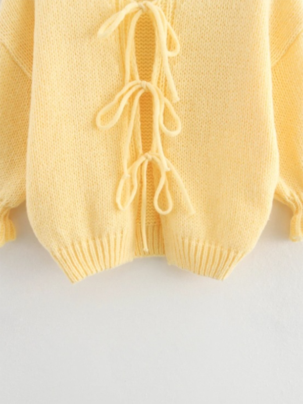 Yellow Knit Sweater Vest - Image 6