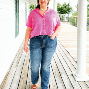 New casual high-elastic jeans