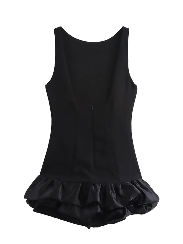 Fashion sleeveless short ruffle dress - Image 8