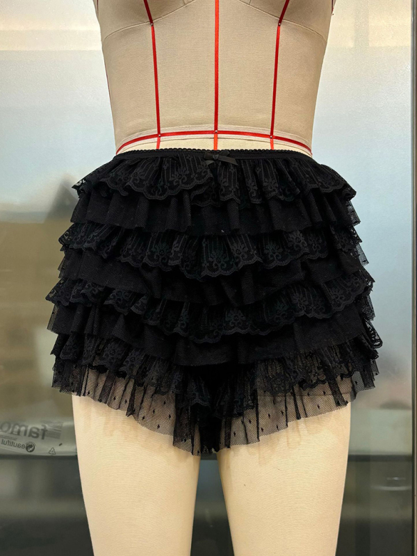 Ruffled Wavy Low Rise Shorts - Image 14