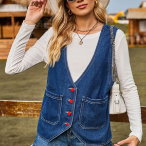 Heart beat button vest