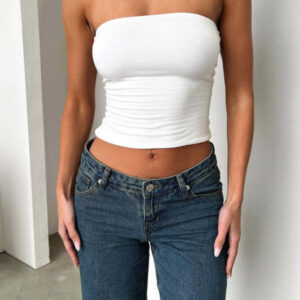 Low Rise Straight Leg Denim