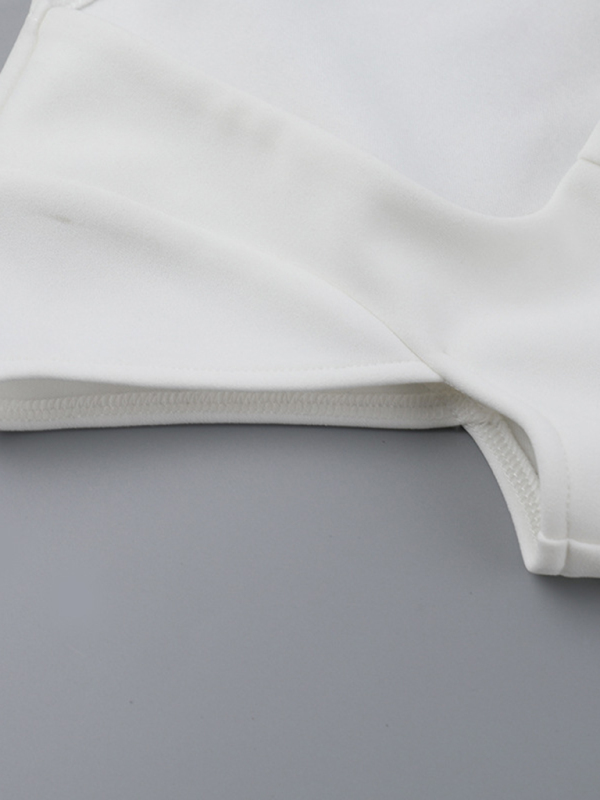 Short Sleeve Square Neck Vest A-Line Dress - Image 7