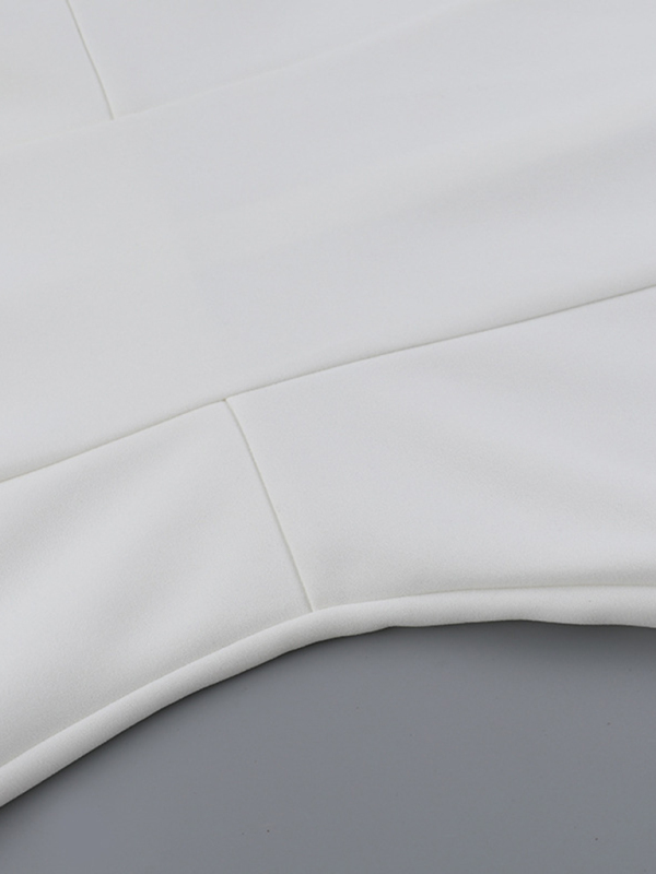 Short Sleeve Square Neck Vest A-Line Dress - Image 6