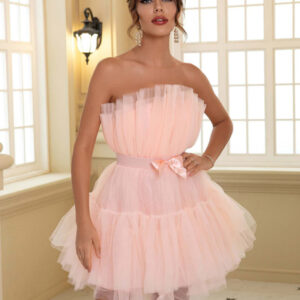 Tulle Bow Tulle Dress