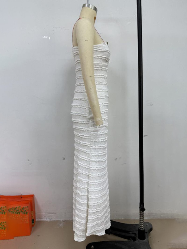 Sexy slim fit tube top hip dress - Image 4