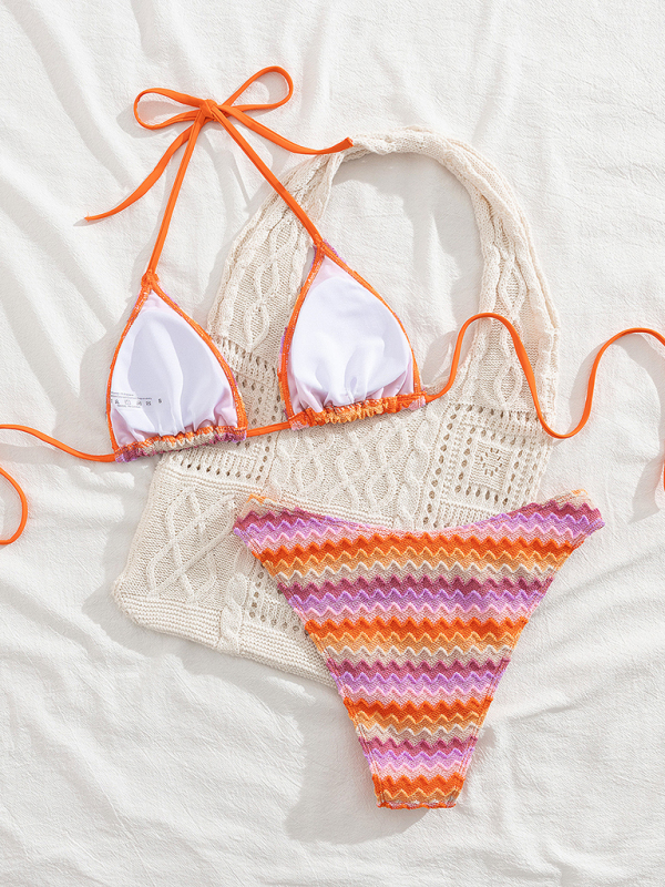 Halter neck backless beach bikini - Image 4