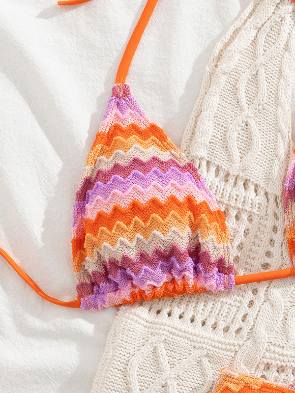 Halter neck backless beach bikini - Image 3