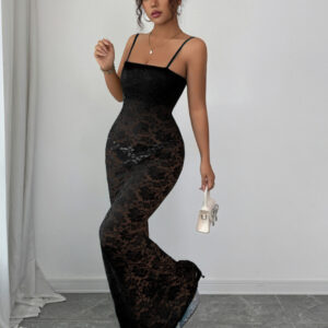 Aston Sienna suspender hollow party dress