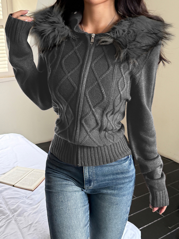 Casual simple style hooded sweater - Image 13