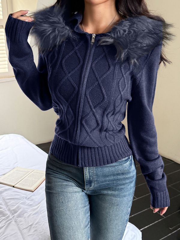 Casual simple style hooded sweater - Image 16