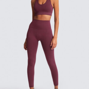 High Waist Peach HTwo-piece Set