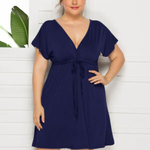 Comfortable High Elasticity Solid Leisure Maternity Dress for Spring-Summer