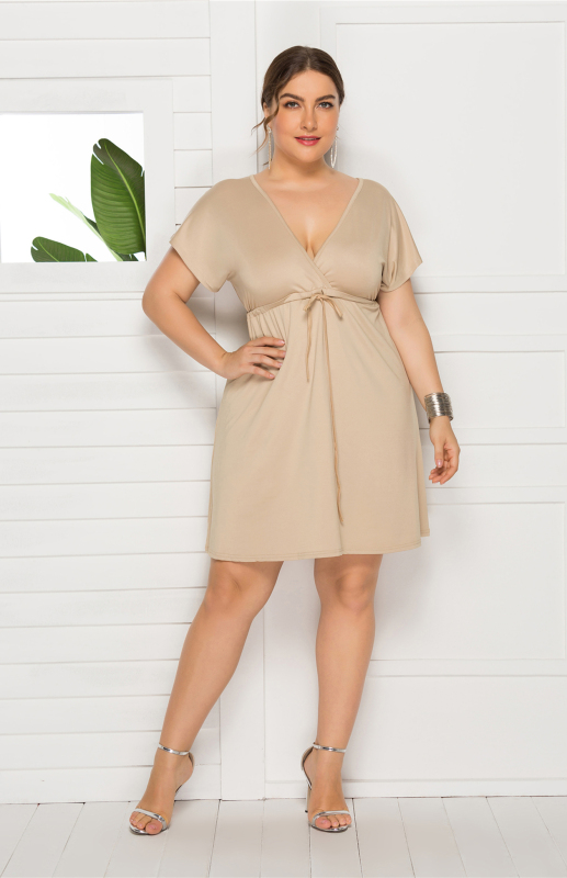 Comfortable High Elasticity Solid Leisure Maternity Dress for Spring-Summer - Image 2