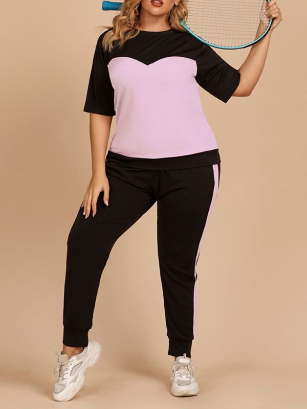 Plus Size Women's Casual Sports Suit - Image 3
