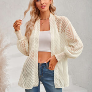 Women's casua loose cardigan top