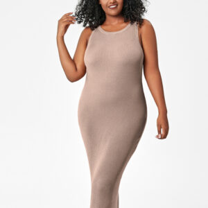 Tight hip knit dress