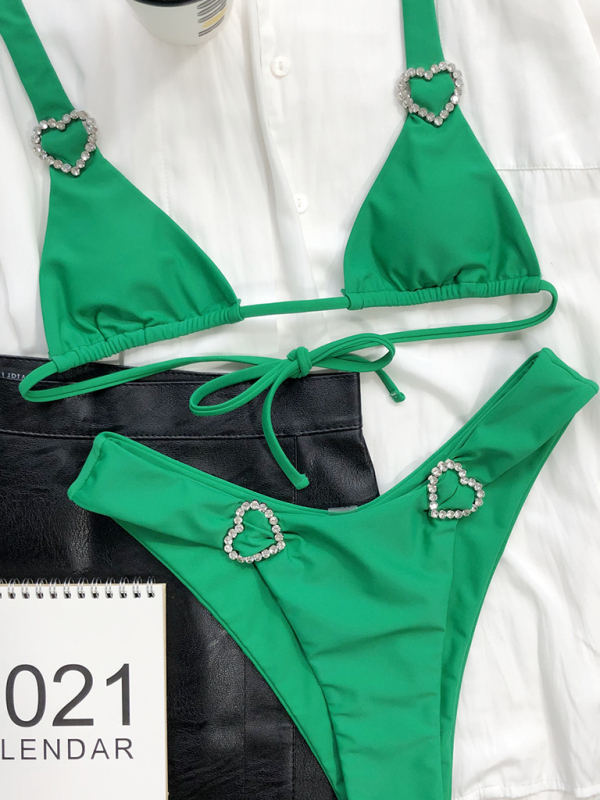 New double-sided sexy love swimsuit bikini - Image 4