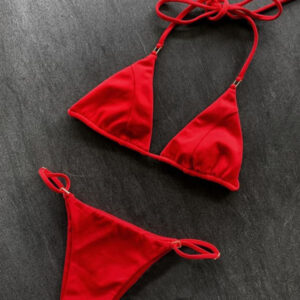 Women's three-point swimsuit sexy split bikini