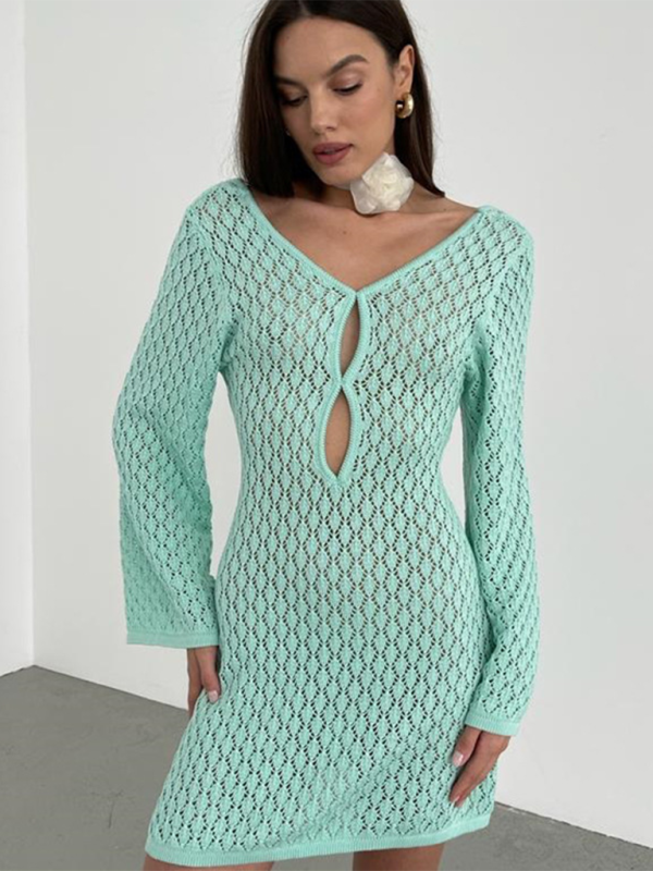 Beach dress knitted cover up - Image 3