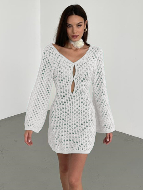 Beach dress knitted cover up