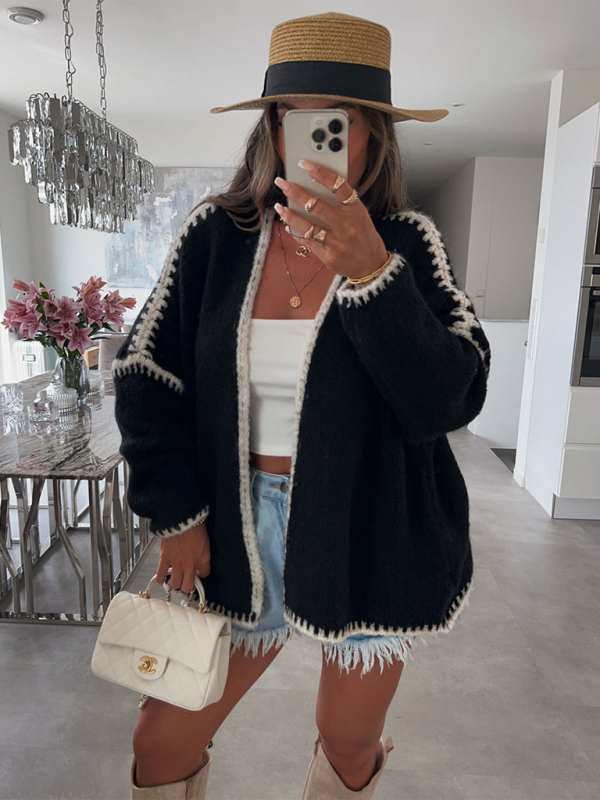 Knit Sweater Jacket - Image 5