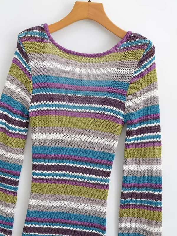 Striped knit dress - Image 2