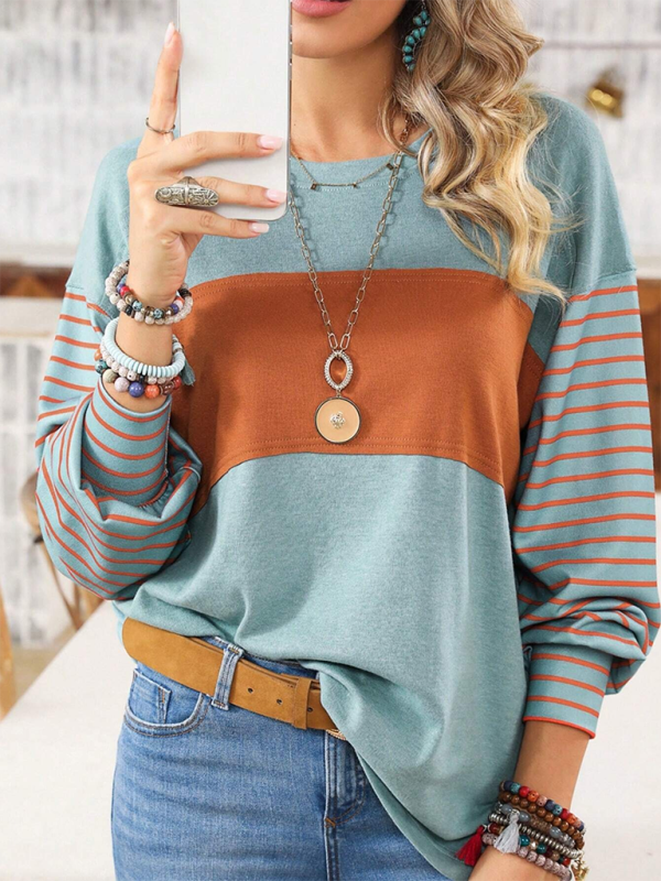 New pullover round necklong sleeve t-shirt - Image 5