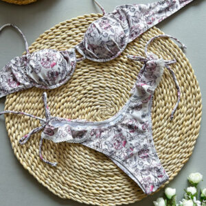 Small floral lace bikini