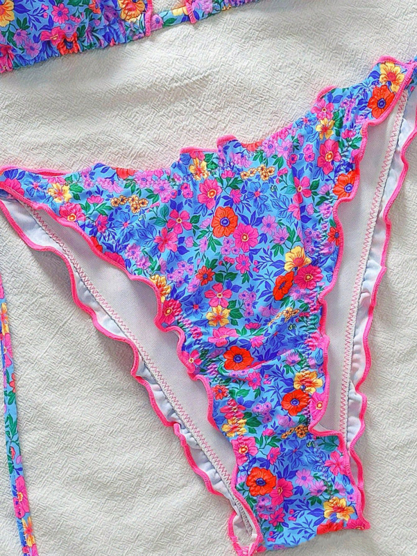 Sexy floral print bikini - Image 2