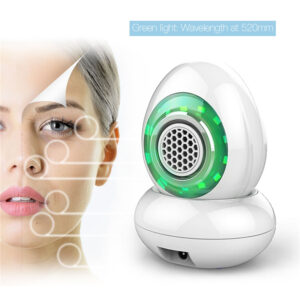RF facial lifting and wrinkle removal beauty device with LED photon therapy