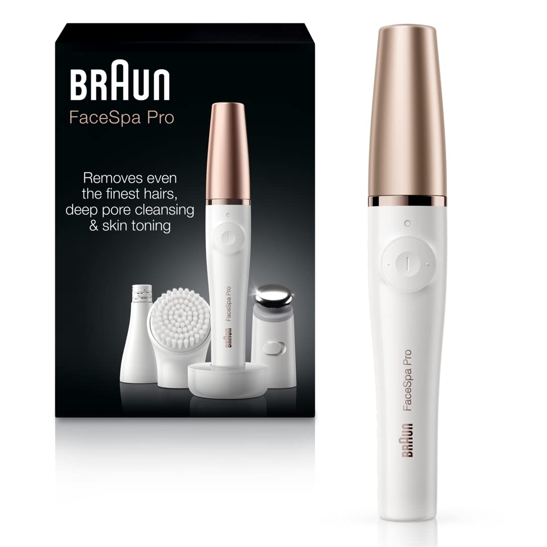Braun FaceSpa Pro 911 3-in-1 Facial Epilator and Cleansing Device