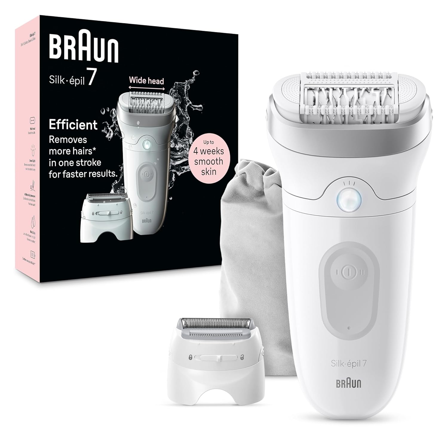 Braun Silk Epil 7 SE7-041 Wet and Dry Epilator