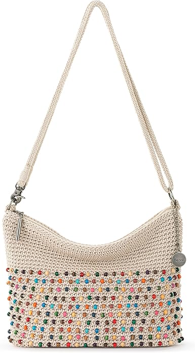 The Sak Lumi Convertible Crossbody Purse – crochet and leather crossbody handbag under $100