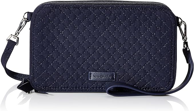 Vera Bradley microfiber all-in-one crossbody with RFID protection under $100
