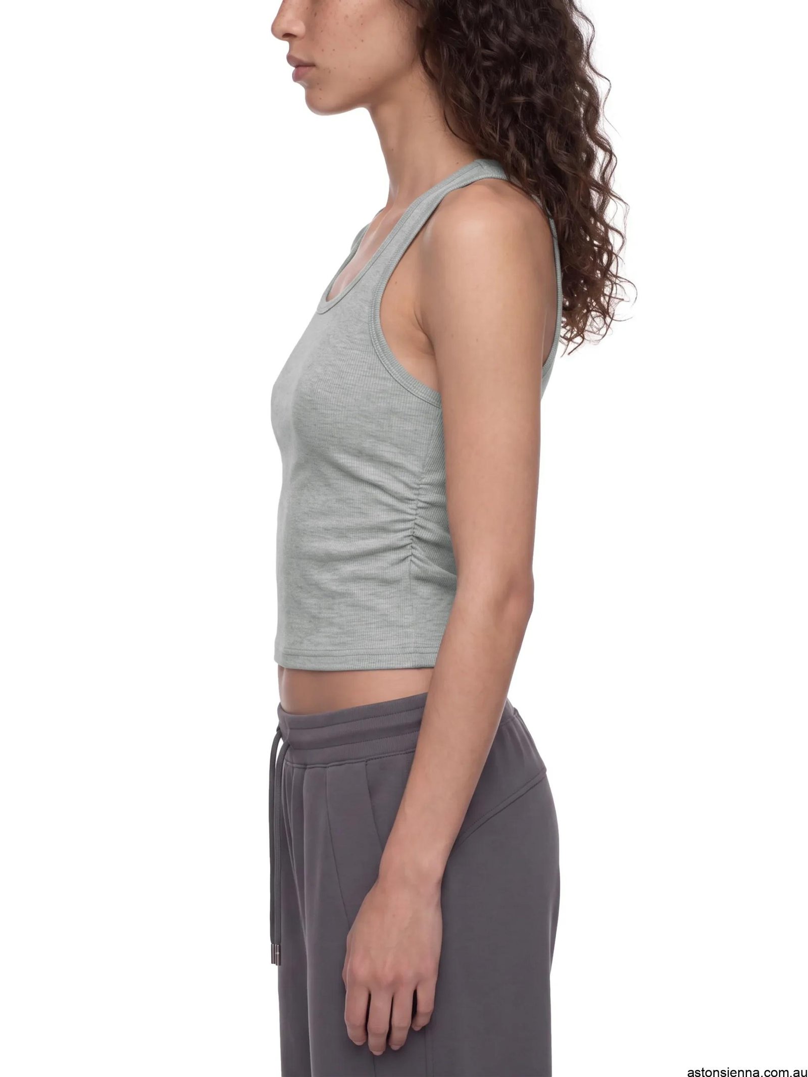 AstonSienna FlowContour™ Ruched Tank - Image 5