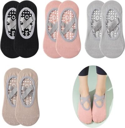 Yoga Socks (4 pairs)