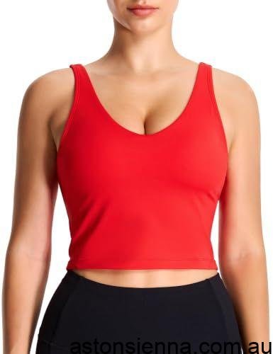 Women's Longline Sports Bra for Yoga Running Fitness and Daily Activitiesdec