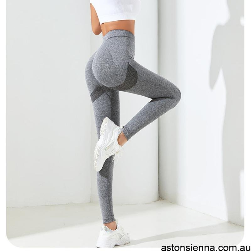 AstonSienna High Waisted Seamless Yoga Leggings Butt Lift Fitness Pants
