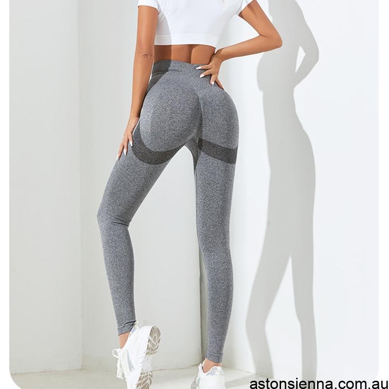 AstonSienna High Waisted Seamless Yoga Leggings Butt Lift Fitness Pants