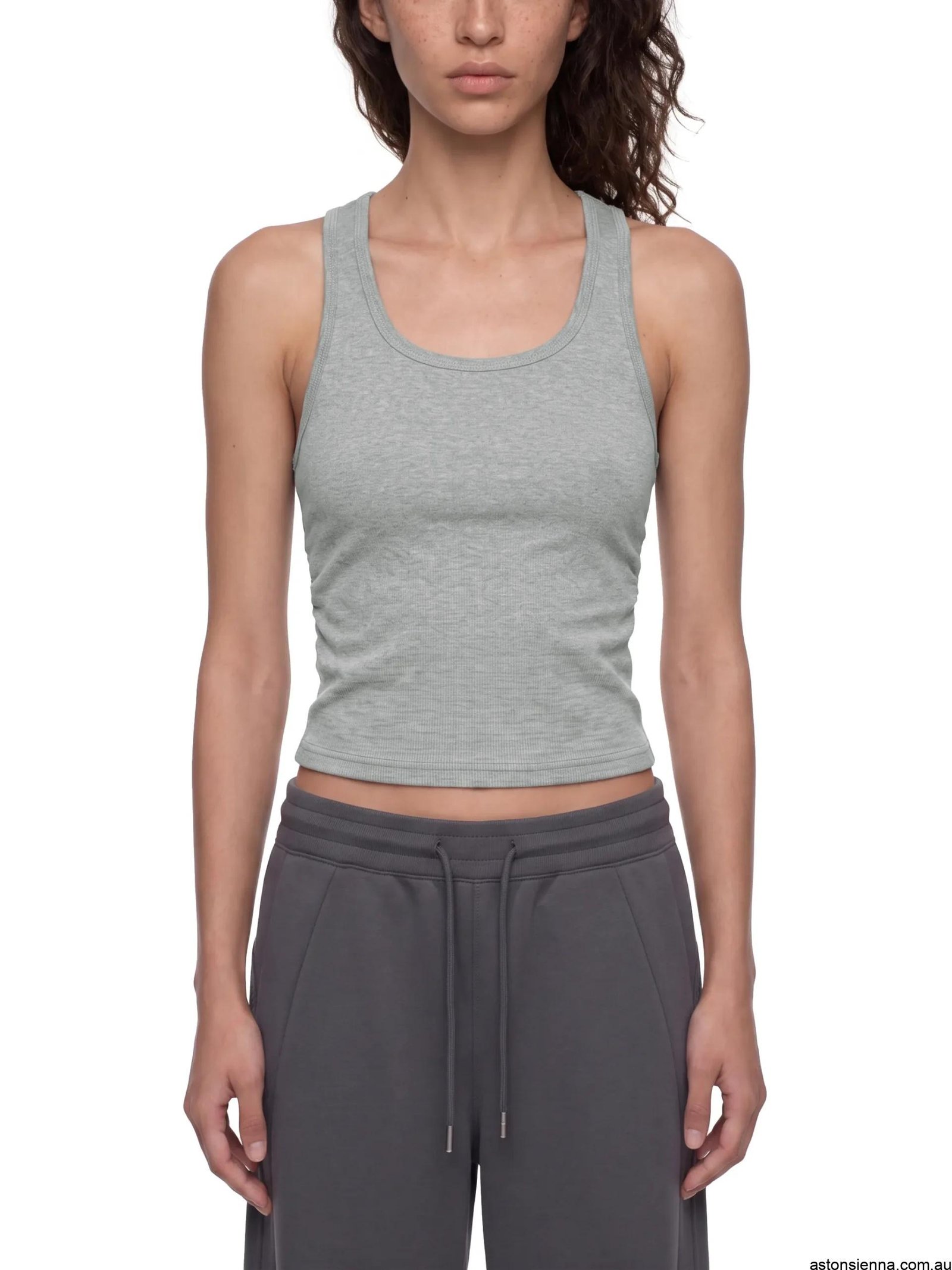 AstonSienna FlowContour™ Ruched Tank